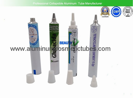 China High Polished Aluminum Ointment Tubes  , Medical Grade Aluminum Lotion Tubes supplier