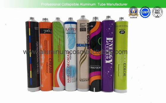 China Shoulder Lacquered Aluminum Tube Containers , Body Cream Empty Aluminum Tubes supplier
