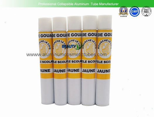China High Standard Aluminum Paint Tubes 10ml Pigment Packaging 85mm Length Eco Friendly supplier