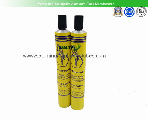 China 4C Printed Aluminum Collapsible Tubes , 25ml Pigment Packaging Aluminum Tube Containers supplier