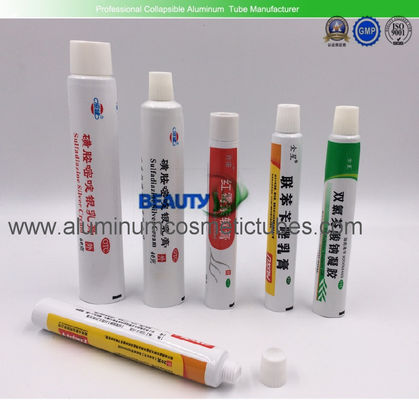 China Medical Grade Aluminium Toothpaste Tube , 40ml 60ml 80ml Empty Squeeze Tube Containers supplier