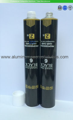 China Soft Empty Aluminum Cosmetic Tubes 60ml Custom Logo For Toothpaste / Hair Color Cream supplier