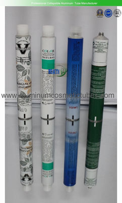 China Hand Cream Aluminum Collapsible Tubes Silk Screen Printing 100% Recyclable supplier