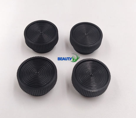 China 23mm Diameter Threaded Plastic Caps , M11 Screw Thread Black Plastic End Plugs supplier