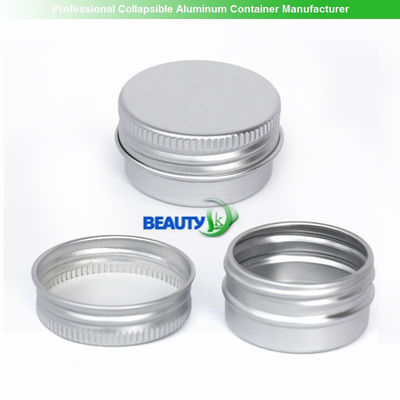 China 15ml Cosmetic packaging face care face body cream Empty Aluminum Jars supplier